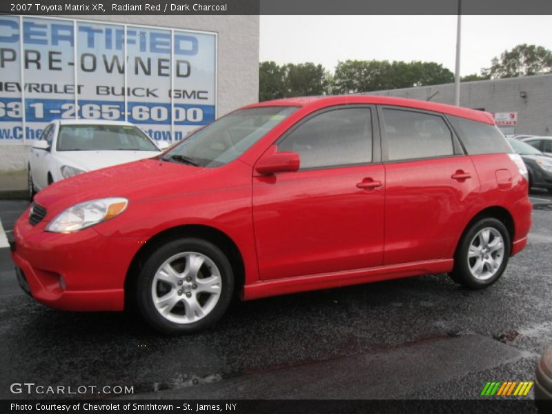 Radiant Red / Dark Charcoal 2007 Toyota Matrix XR