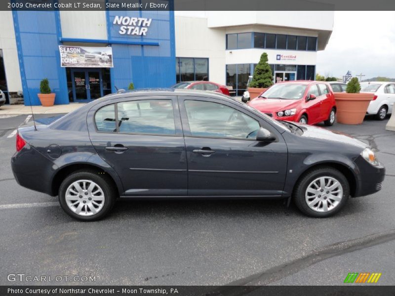 Slate Metallic / Ebony 2009 Chevrolet Cobalt LT Sedan