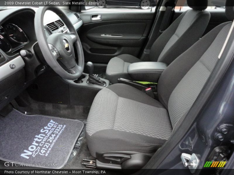 Slate Metallic / Ebony 2009 Chevrolet Cobalt LT Sedan