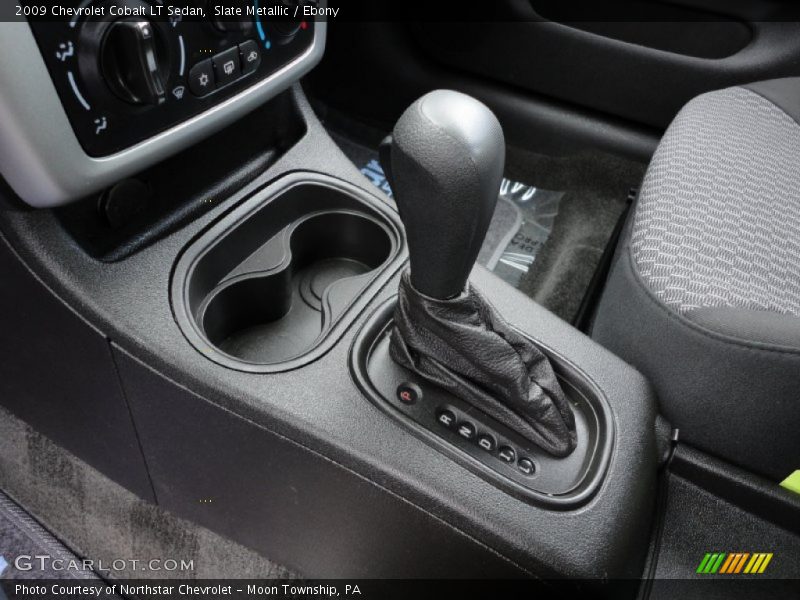 Slate Metallic / Ebony 2009 Chevrolet Cobalt LT Sedan