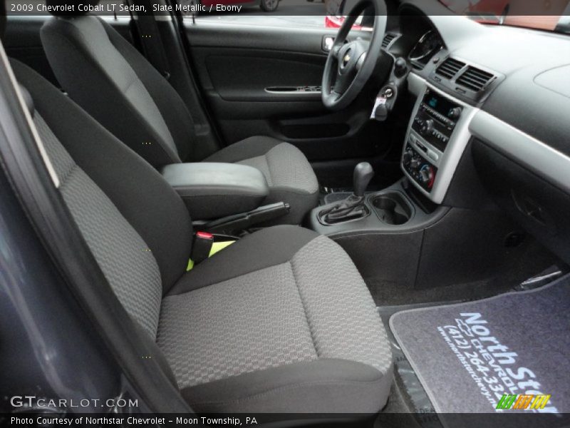 Slate Metallic / Ebony 2009 Chevrolet Cobalt LT Sedan