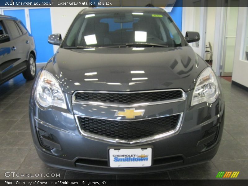Cyber Gray Metallic / Jet Black 2011 Chevrolet Equinox LT