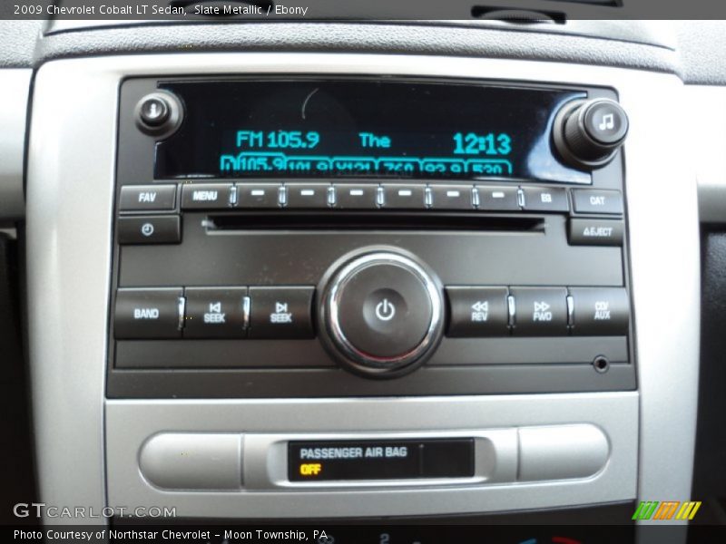 Slate Metallic / Ebony 2009 Chevrolet Cobalt LT Sedan