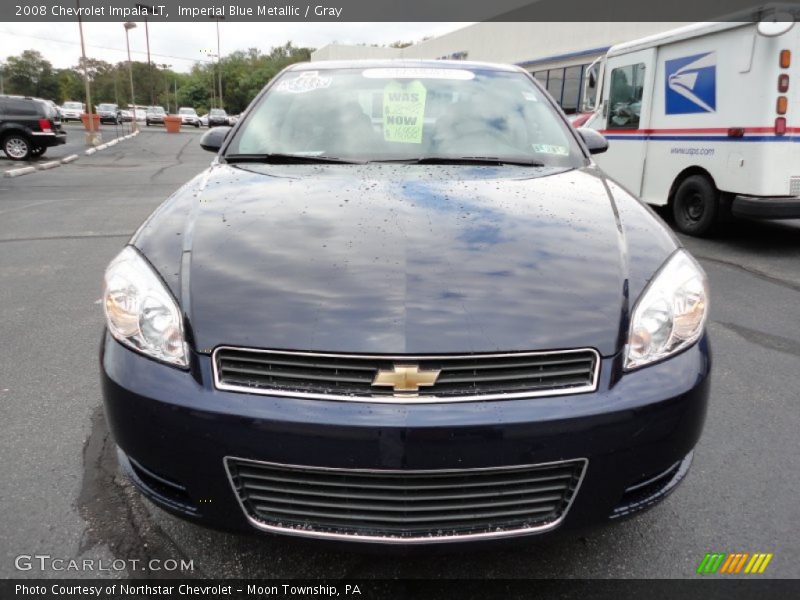 Imperial Blue Metallic / Gray 2008 Chevrolet Impala LT