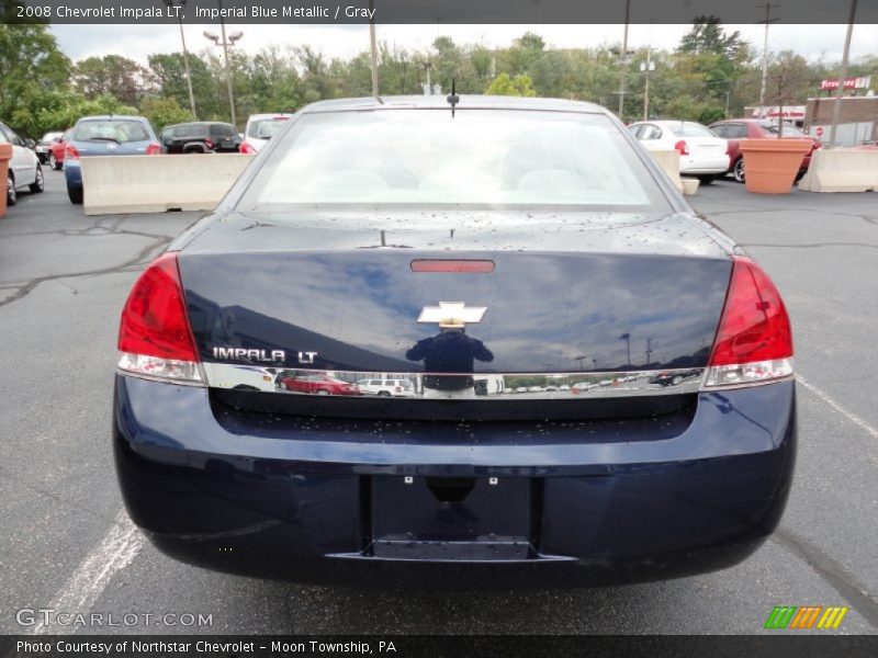Imperial Blue Metallic / Gray 2008 Chevrolet Impala LT