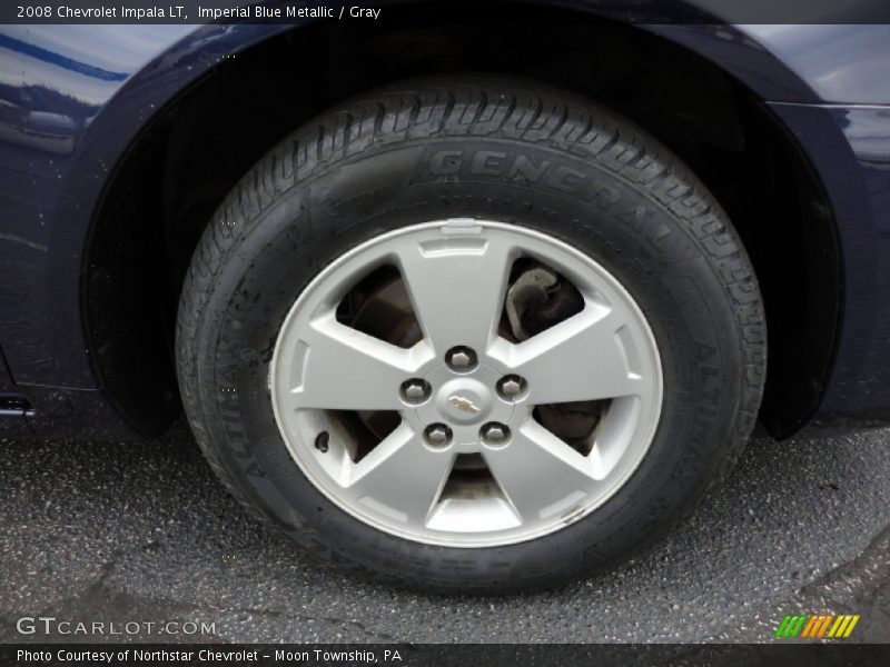 Imperial Blue Metallic / Gray 2008 Chevrolet Impala LT