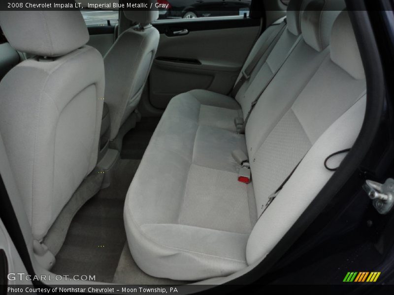 Imperial Blue Metallic / Gray 2008 Chevrolet Impala LT