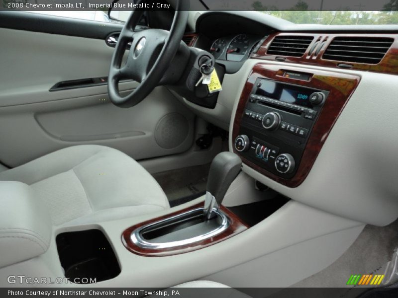 Imperial Blue Metallic / Gray 2008 Chevrolet Impala LT