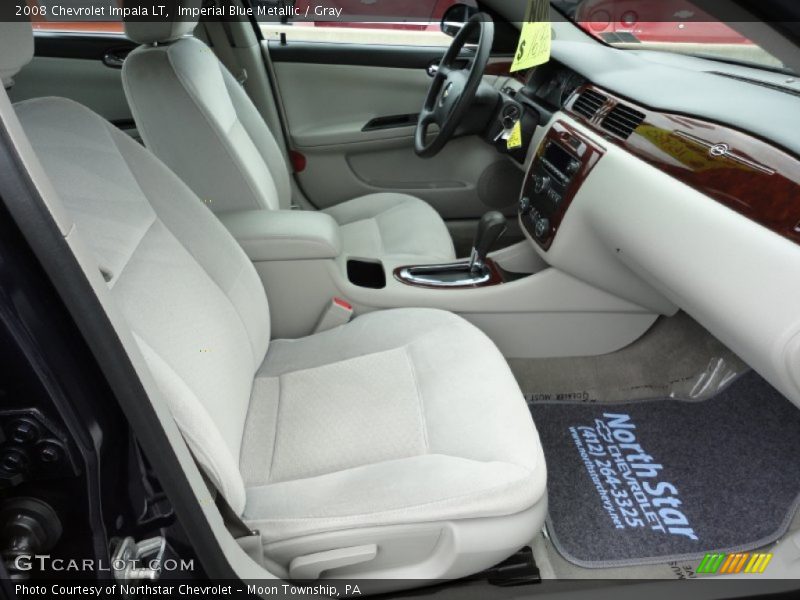 Imperial Blue Metallic / Gray 2008 Chevrolet Impala LT