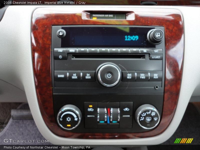 Imperial Blue Metallic / Gray 2008 Chevrolet Impala LT