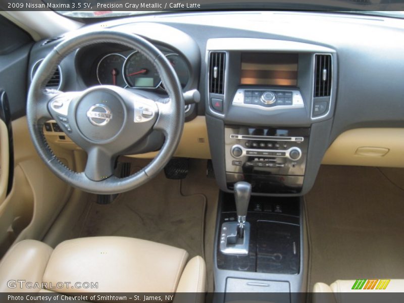 Precision Gray Metallic / Caffe Latte 2009 Nissan Maxima 3.5 SV