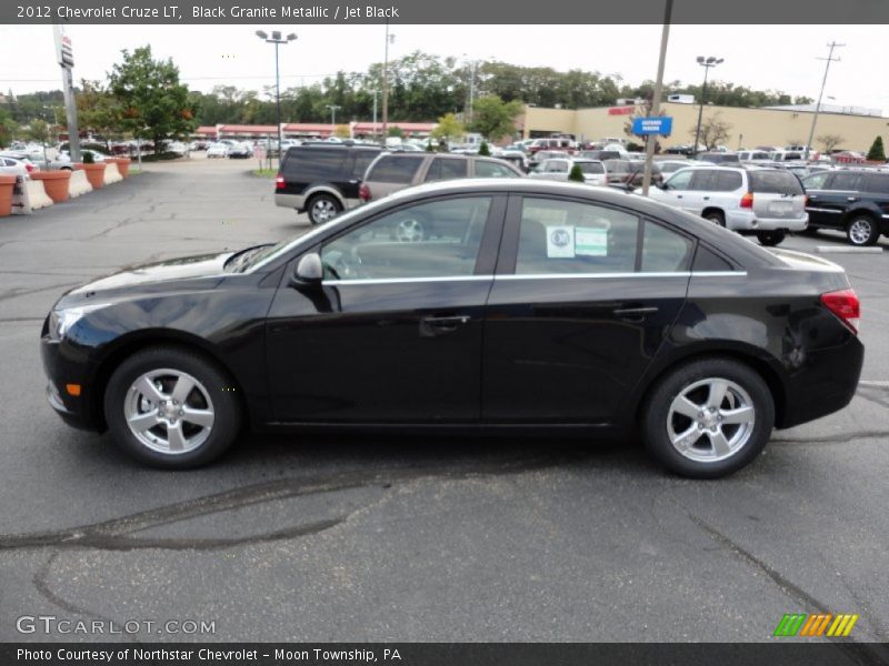 Black Granite Metallic / Jet Black 2012 Chevrolet Cruze LT