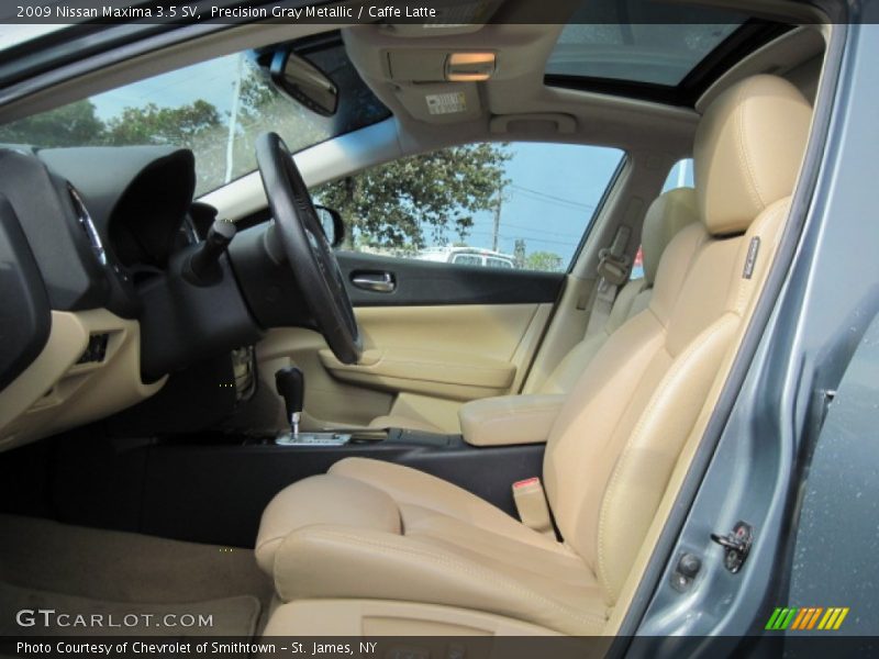 Precision Gray Metallic / Caffe Latte 2009 Nissan Maxima 3.5 SV