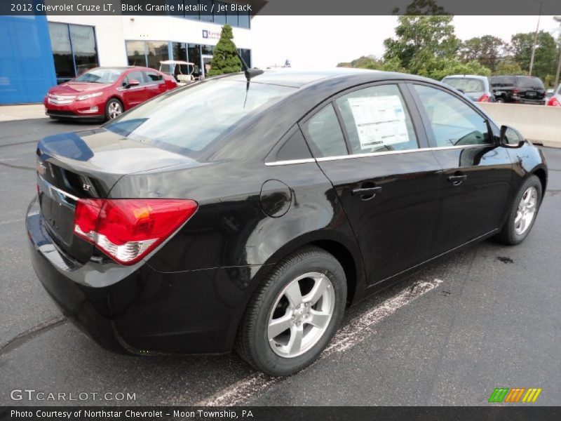 Black Granite Metallic / Jet Black 2012 Chevrolet Cruze LT