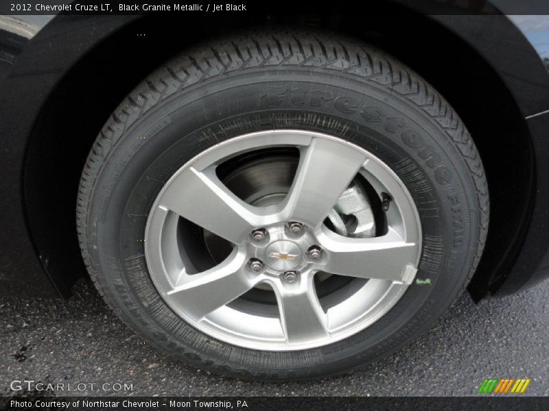 Black Granite Metallic / Jet Black 2012 Chevrolet Cruze LT