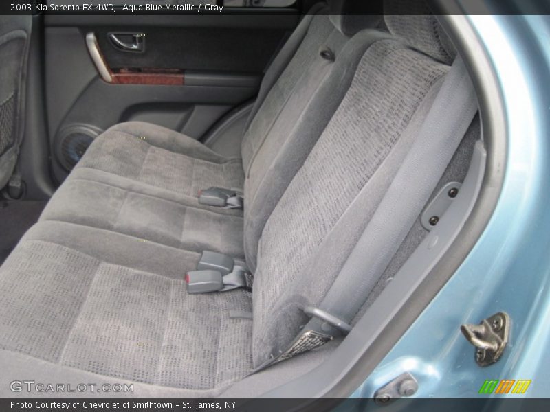 Aqua Blue Metallic / Gray 2003 Kia Sorento EX 4WD