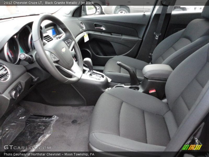 Black Granite Metallic / Jet Black 2012 Chevrolet Cruze LT