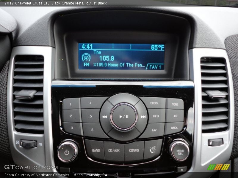 Black Granite Metallic / Jet Black 2012 Chevrolet Cruze LT