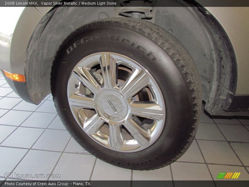 Vapor Silver Metallic / Medium Light Stone 2008 Lincoln MKX