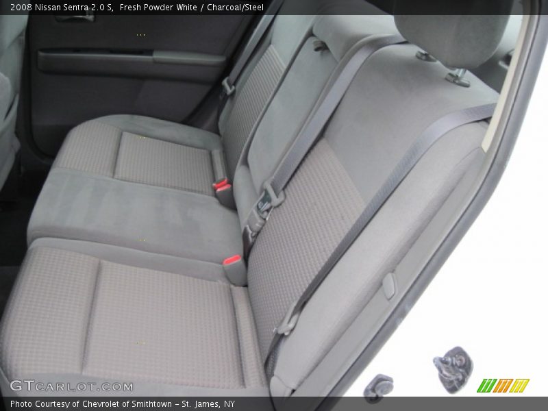 Fresh Powder White / Charcoal/Steel 2008 Nissan Sentra 2.0 S