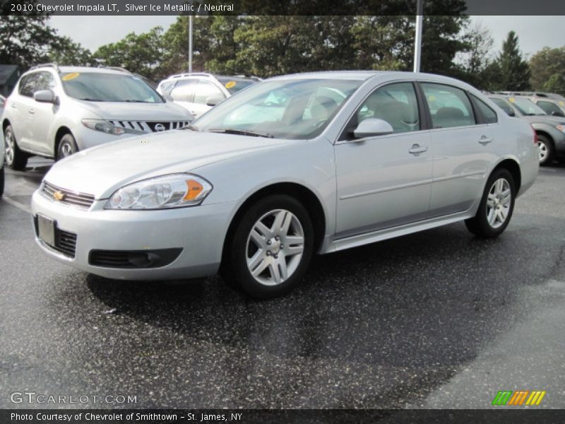 Silver Ice Metallic / Neutral 2010 Chevrolet Impala LT