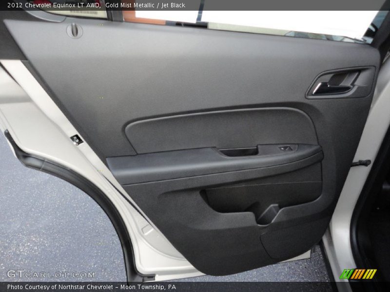 Gold Mist Metallic / Jet Black 2012 Chevrolet Equinox LT AWD