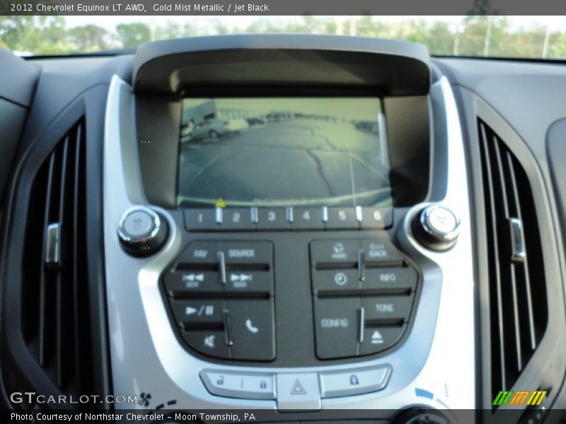 Gold Mist Metallic / Jet Black 2012 Chevrolet Equinox LT AWD