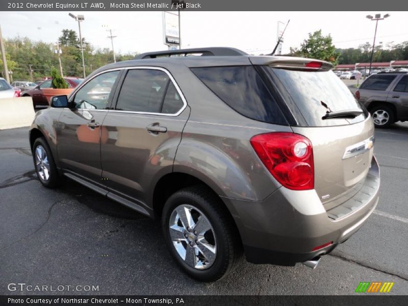 Mocha Steel Metallic / Jet Black 2012 Chevrolet Equinox LT AWD