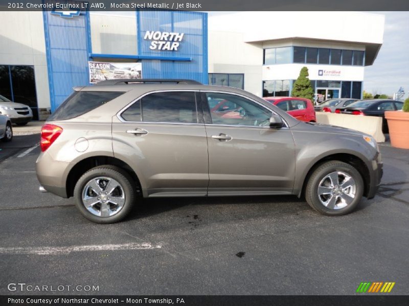 Mocha Steel Metallic / Jet Black 2012 Chevrolet Equinox LT AWD