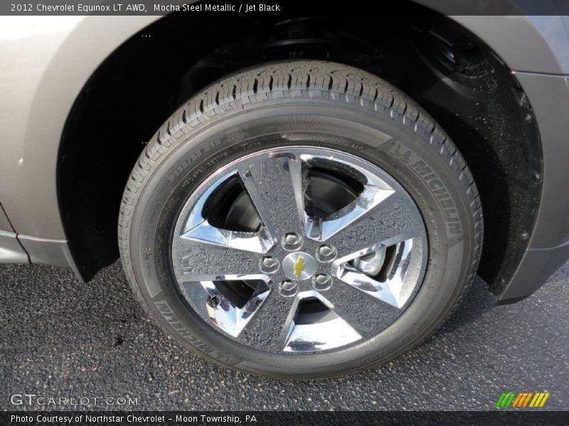 Mocha Steel Metallic / Jet Black 2012 Chevrolet Equinox LT AWD