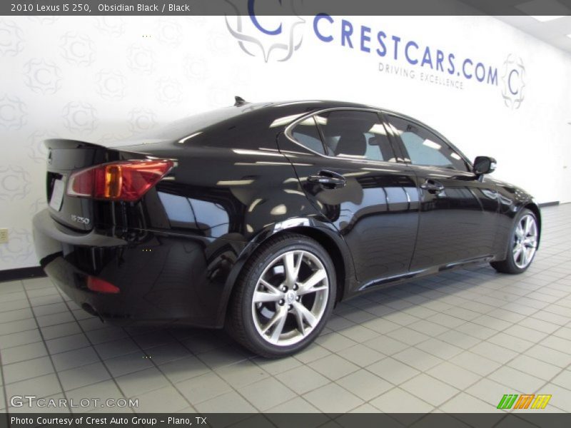 Obsidian Black / Black 2010 Lexus IS 250