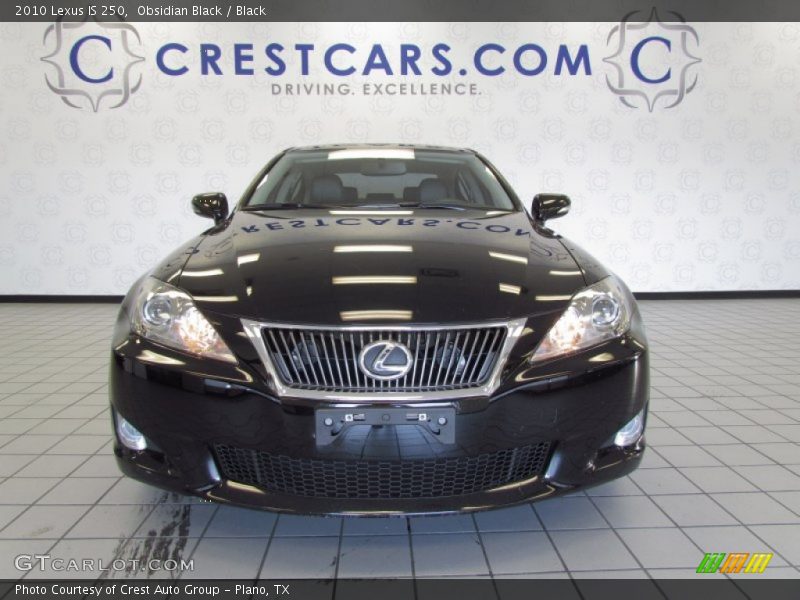 Obsidian Black / Black 2010 Lexus IS 250