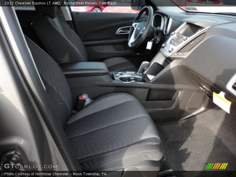 Mocha Steel Metallic / Jet Black 2012 Chevrolet Equinox LT AWD