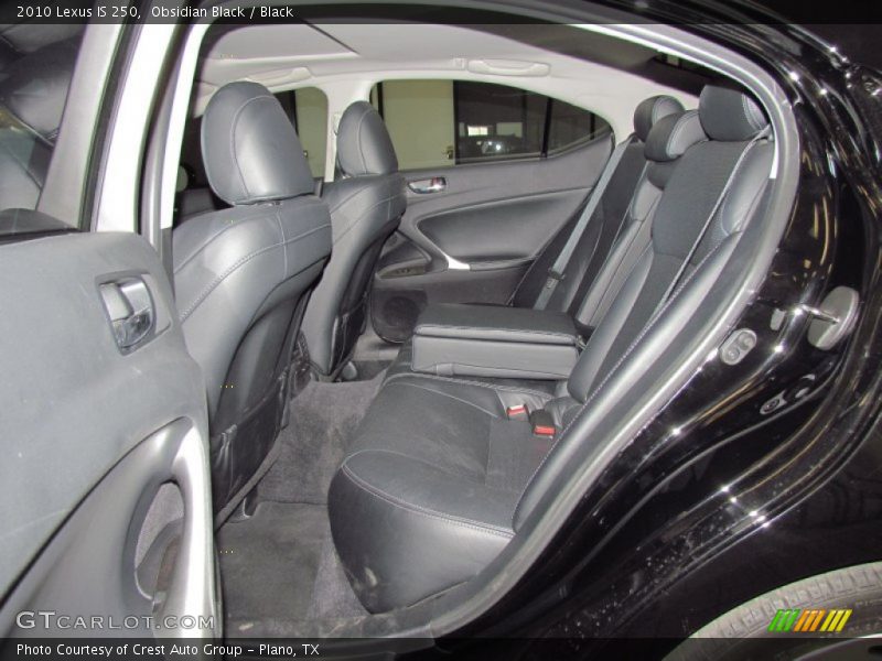 Obsidian Black / Black 2010 Lexus IS 250