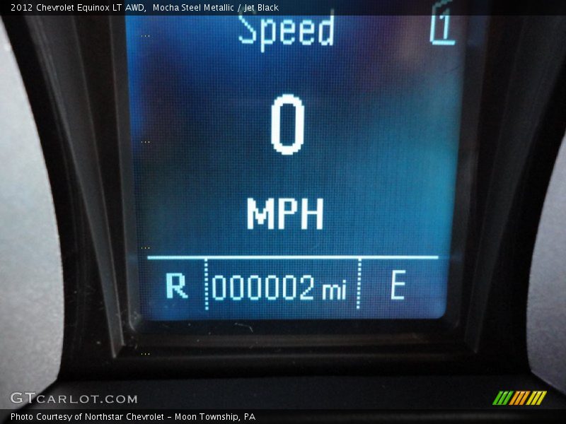 Mocha Steel Metallic / Jet Black 2012 Chevrolet Equinox LT AWD