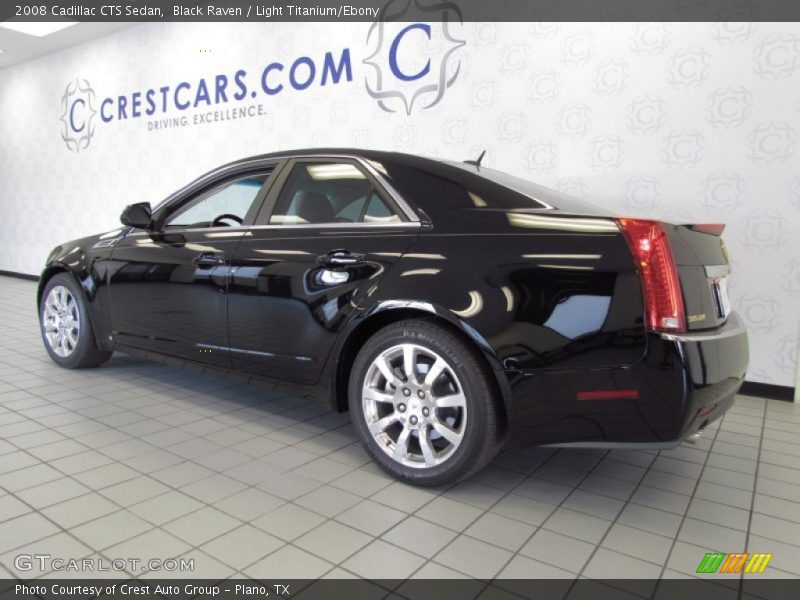 Black Raven / Light Titanium/Ebony 2008 Cadillac CTS Sedan