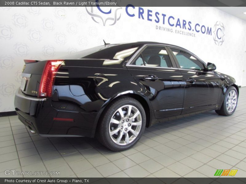 Black Raven / Light Titanium/Ebony 2008 Cadillac CTS Sedan