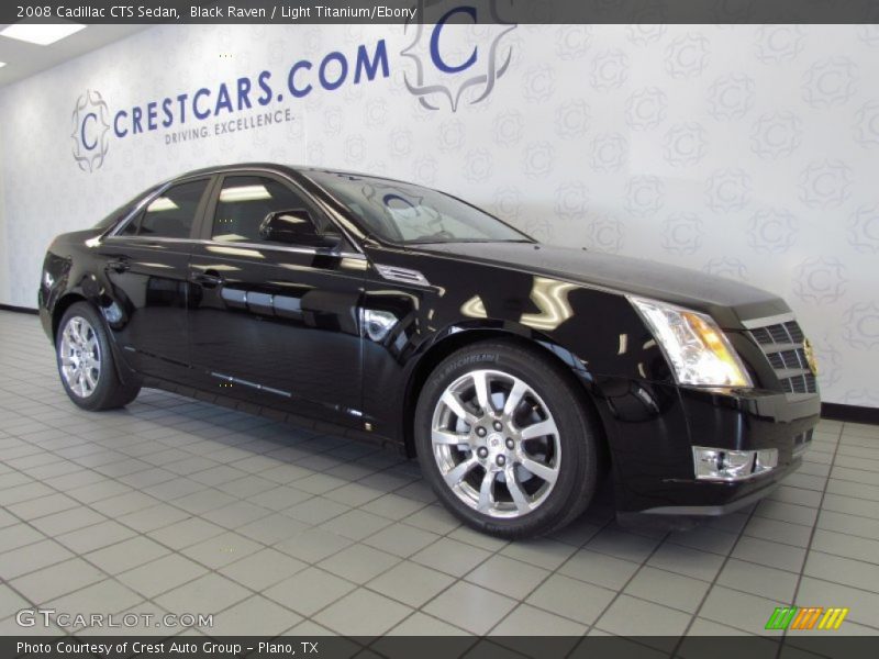 Black Raven / Light Titanium/Ebony 2008 Cadillac CTS Sedan