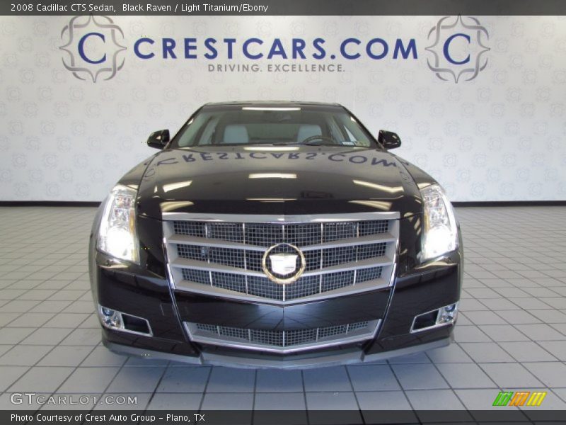 Black Raven / Light Titanium/Ebony 2008 Cadillac CTS Sedan