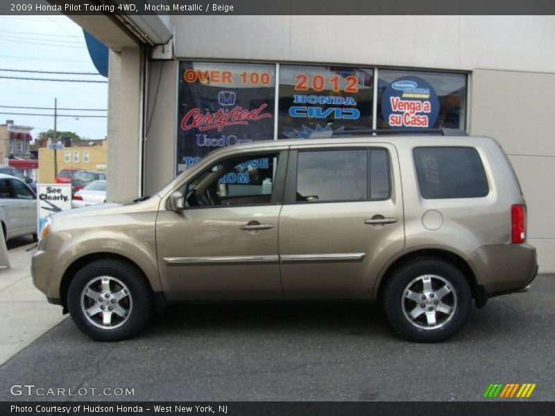 Mocha Metallic / Beige 2009 Honda Pilot Touring 4WD