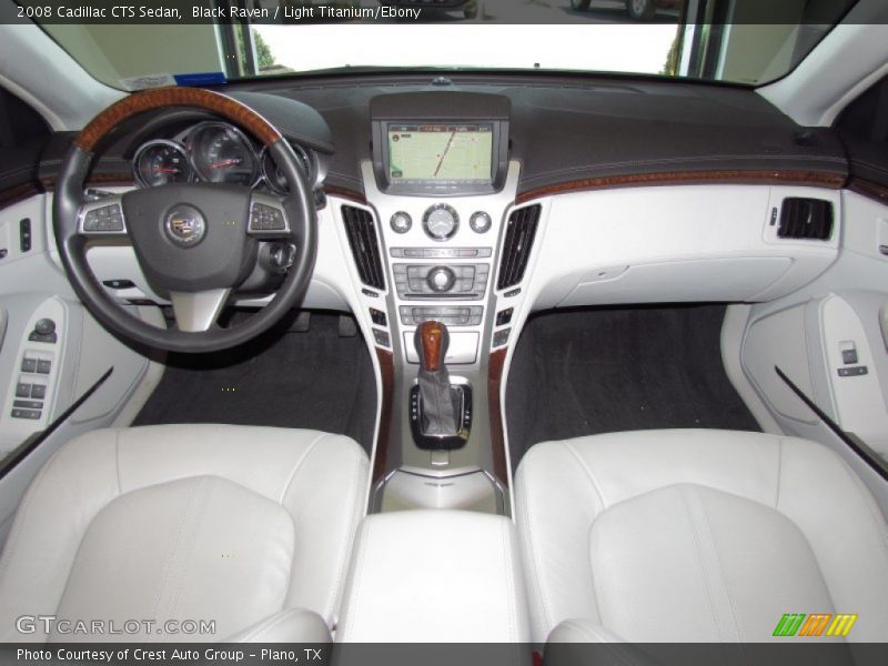 Black Raven / Light Titanium/Ebony 2008 Cadillac CTS Sedan