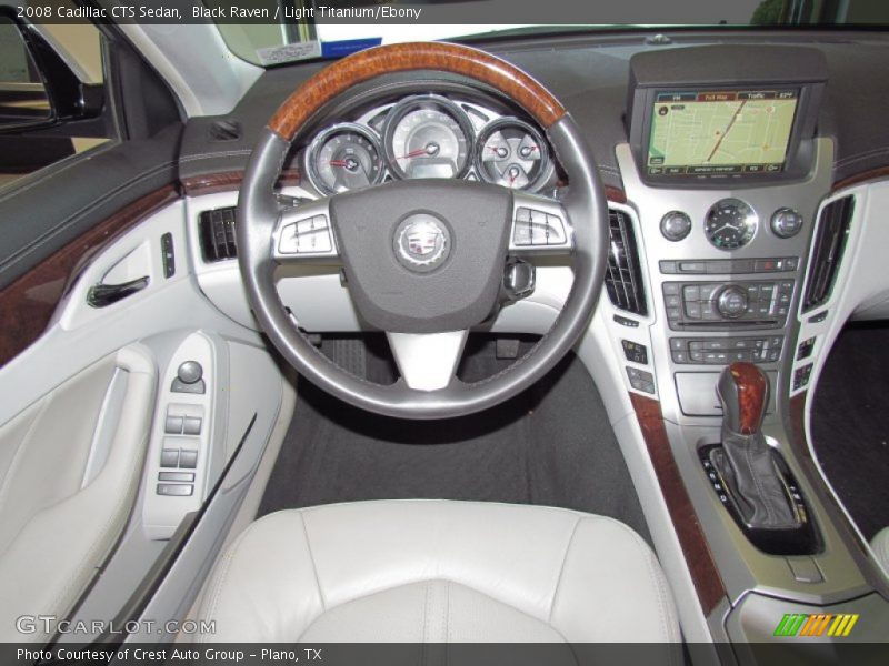 Black Raven / Light Titanium/Ebony 2008 Cadillac CTS Sedan