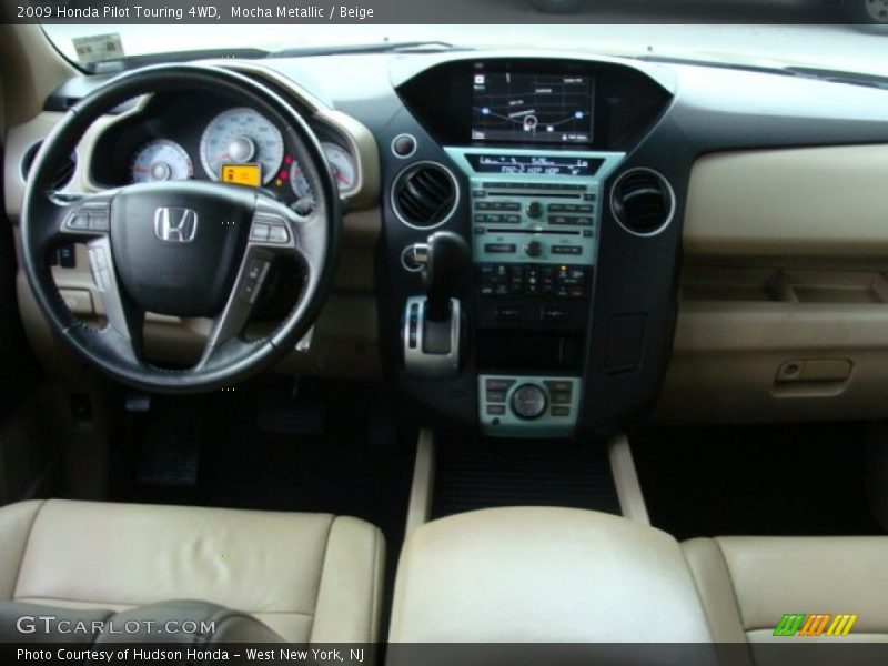 Mocha Metallic / Beige 2009 Honda Pilot Touring 4WD