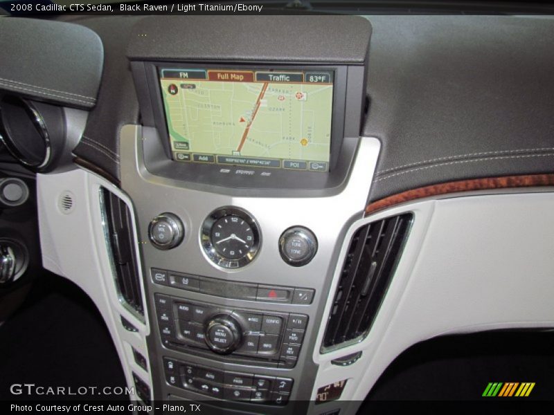 Black Raven / Light Titanium/Ebony 2008 Cadillac CTS Sedan