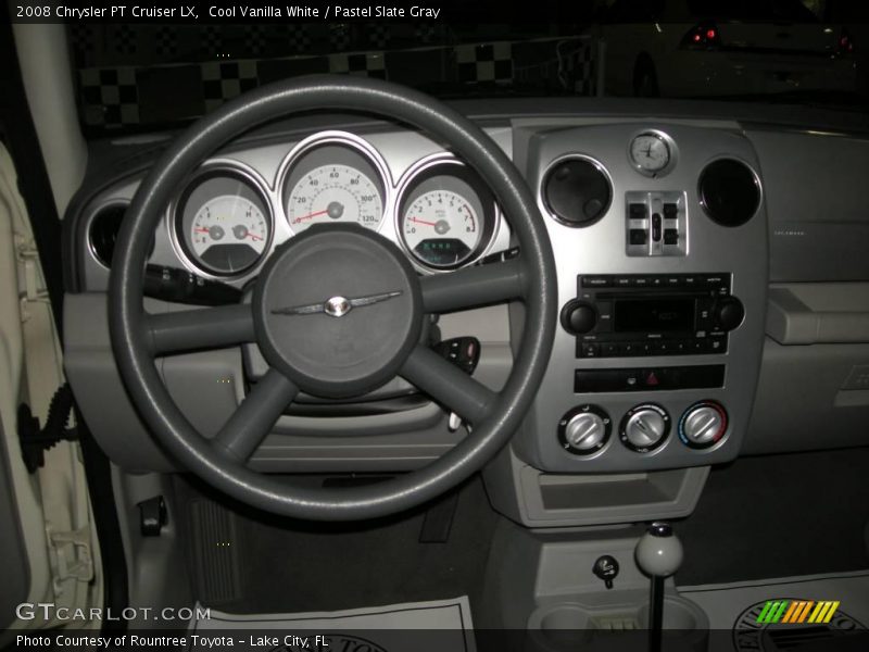Cool Vanilla White / Pastel Slate Gray 2008 Chrysler PT Cruiser LX