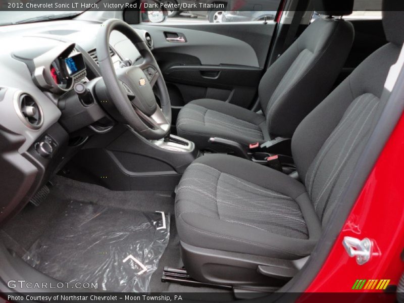  2012 Sonic LT Hatch Dark Pewter/Dark Titanium Interior
