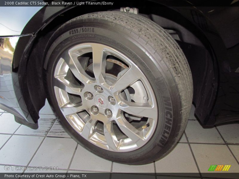 Black Raven / Light Titanium/Ebony 2008 Cadillac CTS Sedan