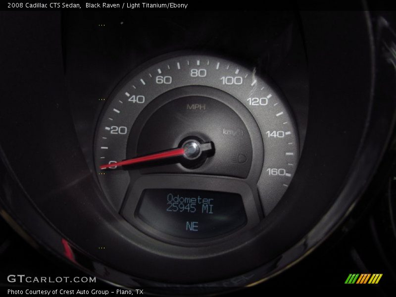 Black Raven / Light Titanium/Ebony 2008 Cadillac CTS Sedan