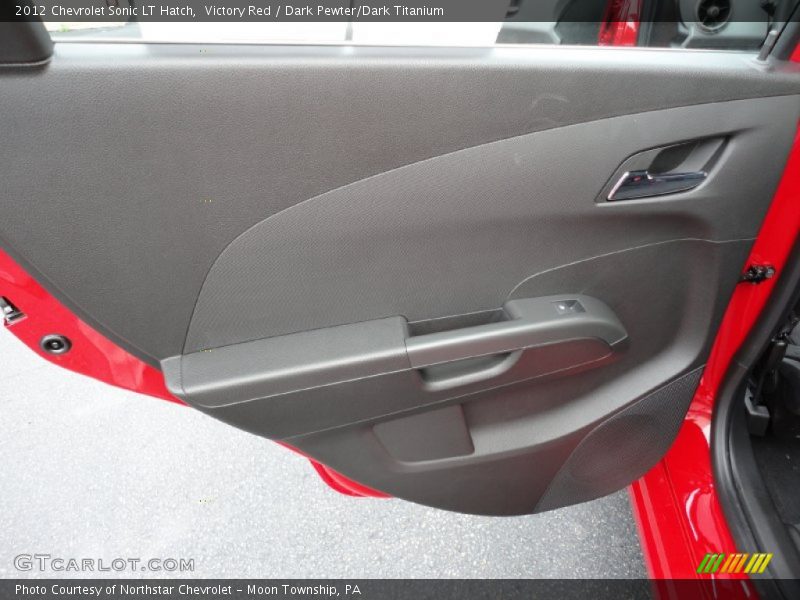 Victory Red / Dark Pewter/Dark Titanium 2012 Chevrolet Sonic LT Hatch