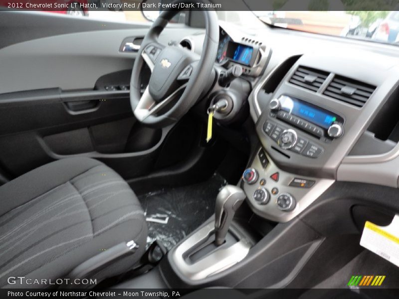 Victory Red / Dark Pewter/Dark Titanium 2012 Chevrolet Sonic LT Hatch